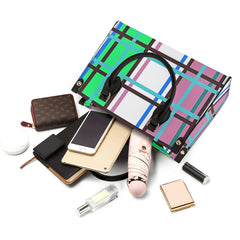 Scalpsie Tartan Designer Handbag With Shoulder Strap - Free p&p Worldwide