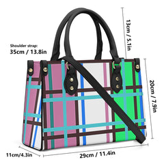 Scalpsie Tartan Designer Handbag With Shoulder Strap - Free p&p Worldwide