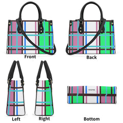 Scalpsie Tartan Designer Handbag With Shoulder Strap - Free p&p Worldwide