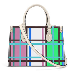 Scalpsie Tartan Designer Handbag With Shoulder Strap - Free p&p Worldwide