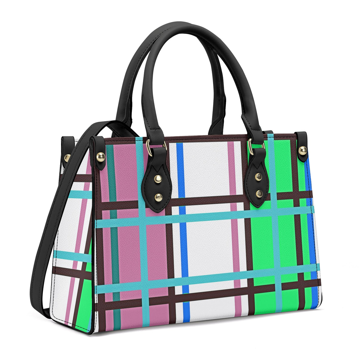 Scalpsie Tartan Designer Handbag With Shoulder Strap - Free p&p Worldwide