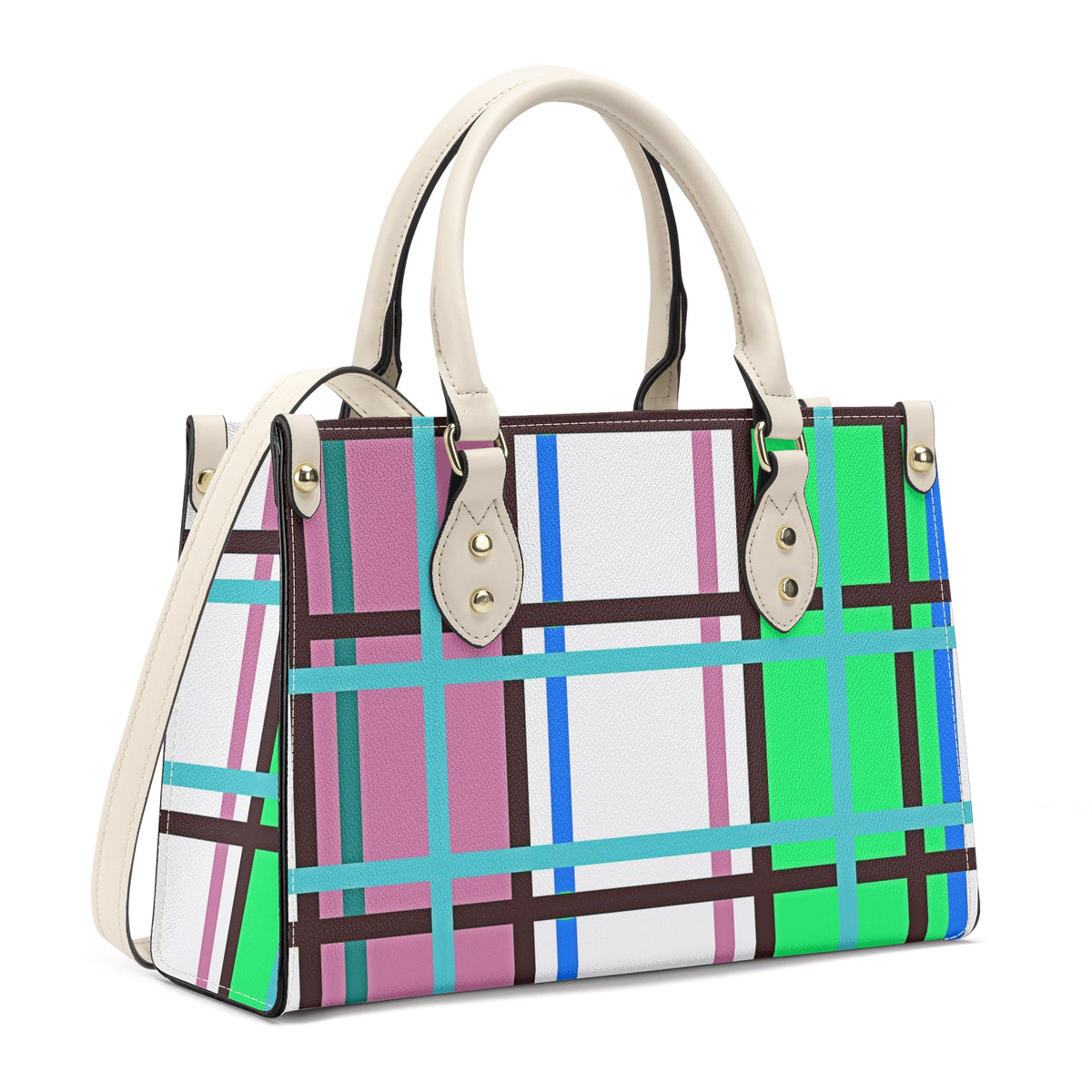 Scalpsie Tartan Designer Handbag With Shoulder Strap - Free p&p Worldwide