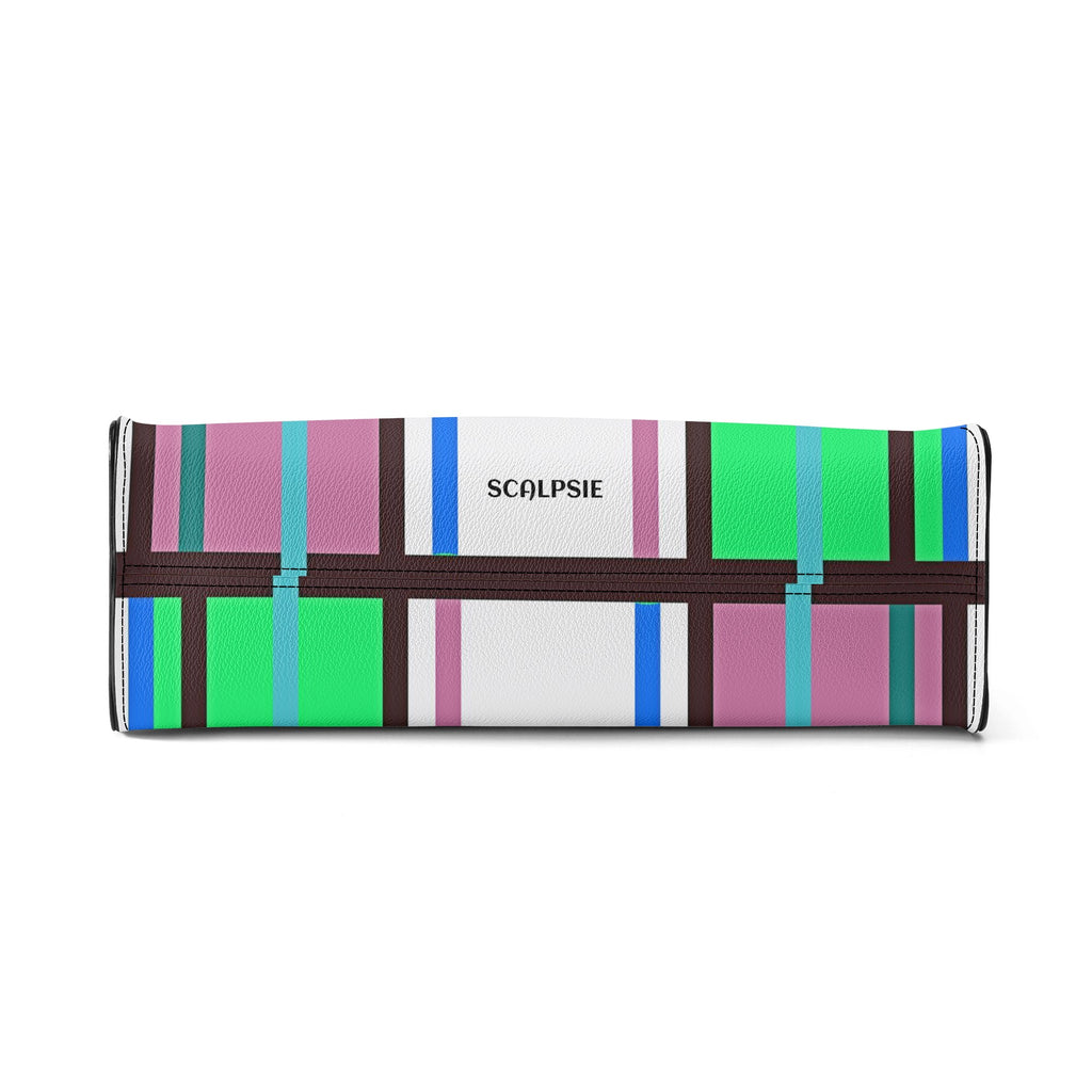 Scalpsie Tartan Designer Handbag With Shoulder Strap - Free p&p Worldwide