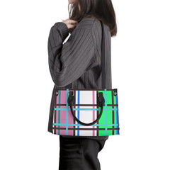 Scalpsie Tartan Designer Handbag With Shoulder Strap - Free p&p Worldwide