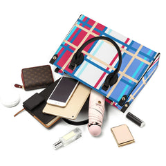 Kames Tartan Designer Handbag With Shoulder Strap - Free p&p Worldwide