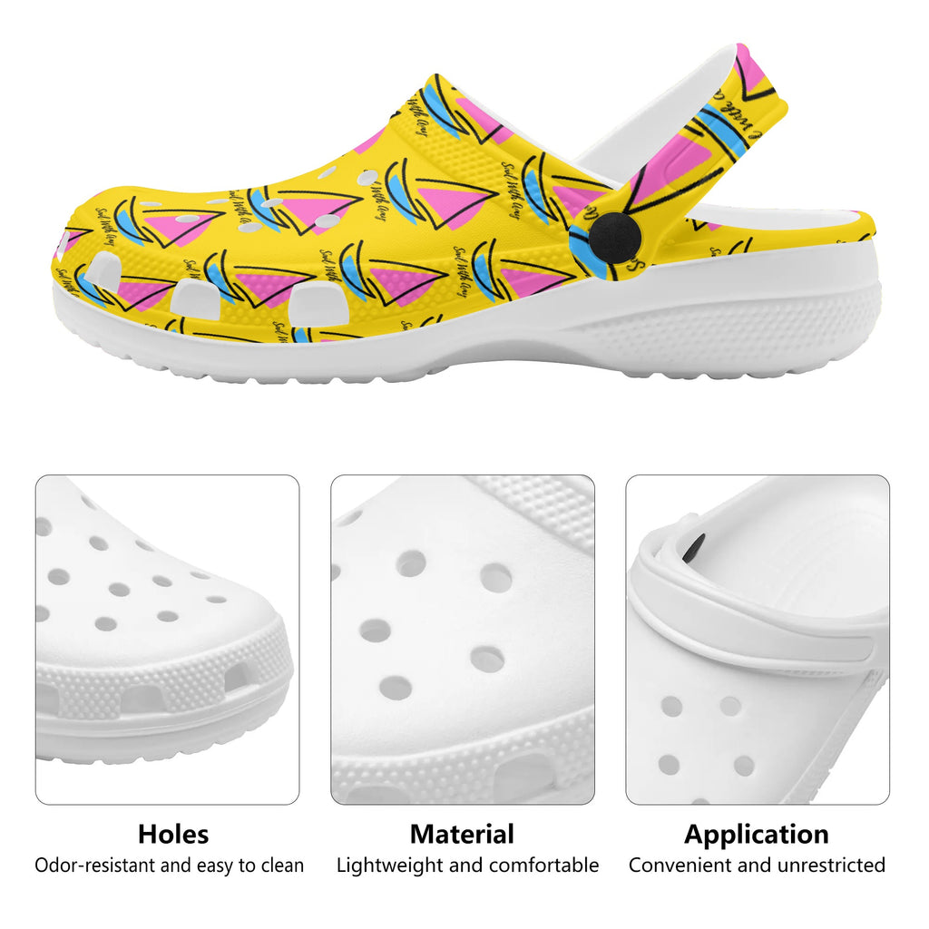 Sail with Amy - Women's Clog's  - Free p&p Worldwide