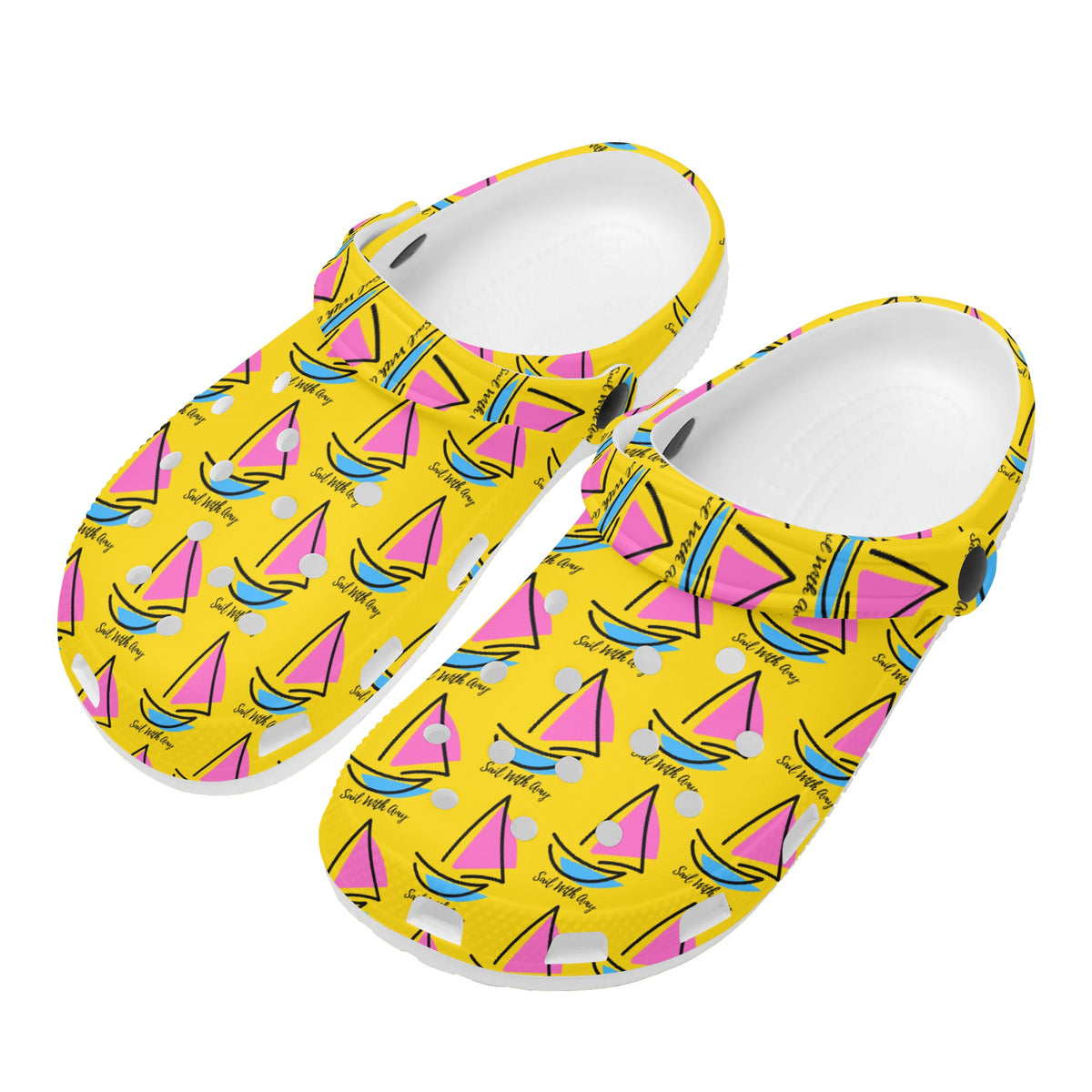 Sail with Amy - Women's Clog's  - Free p&p Worldwide