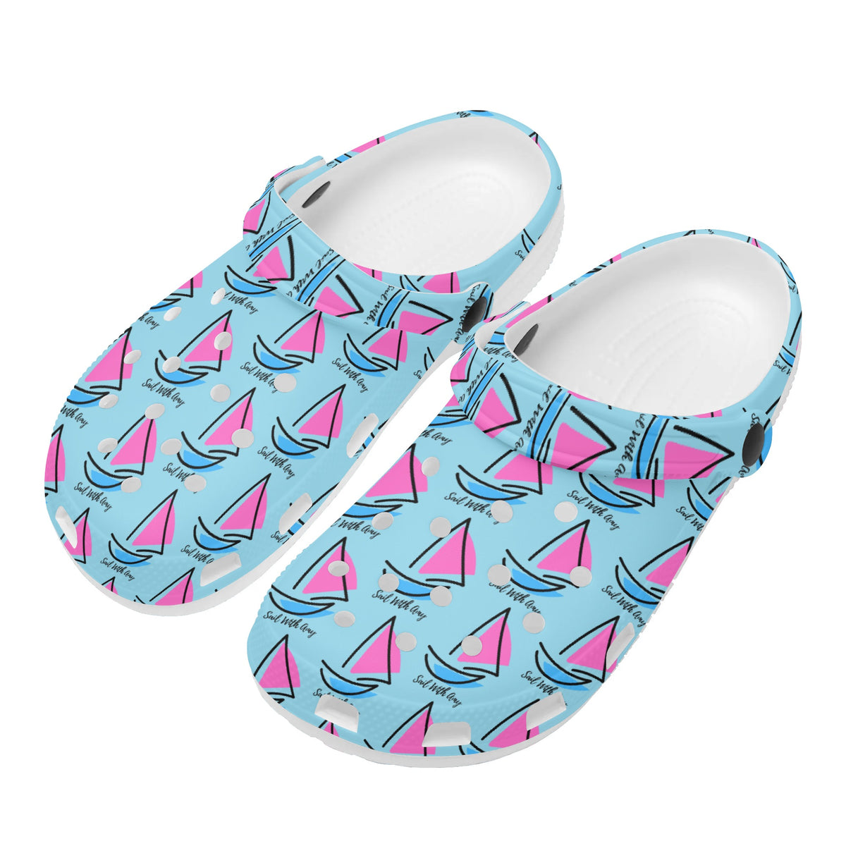Sail with Amy - Women's Clog's  - Free p&p Worldwide