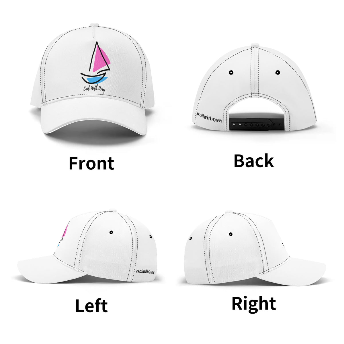 Sail with Amy - B'ball hat - Free p&p Worldwide