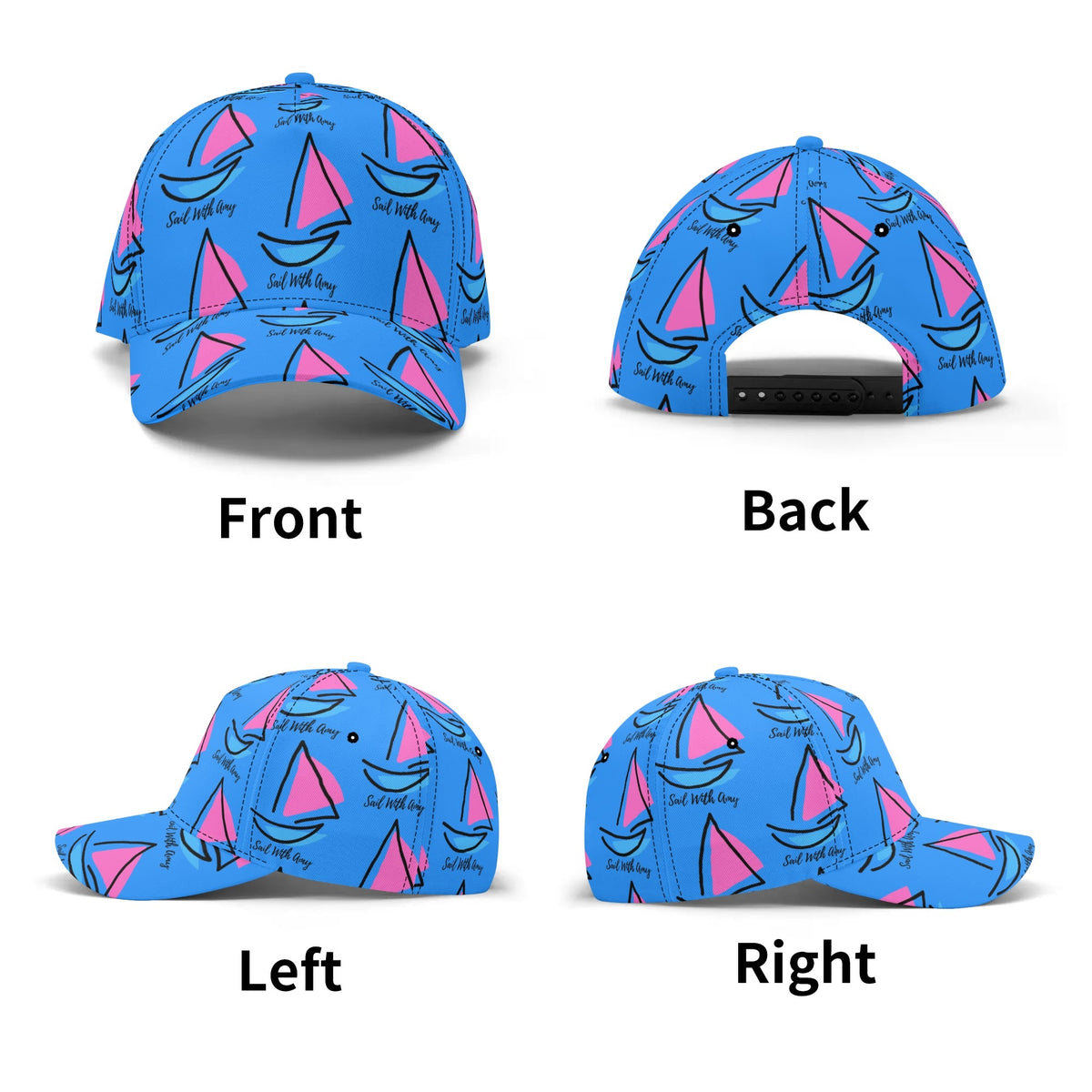Sail with Amy - B'ball hat - Free p&p Worldwide