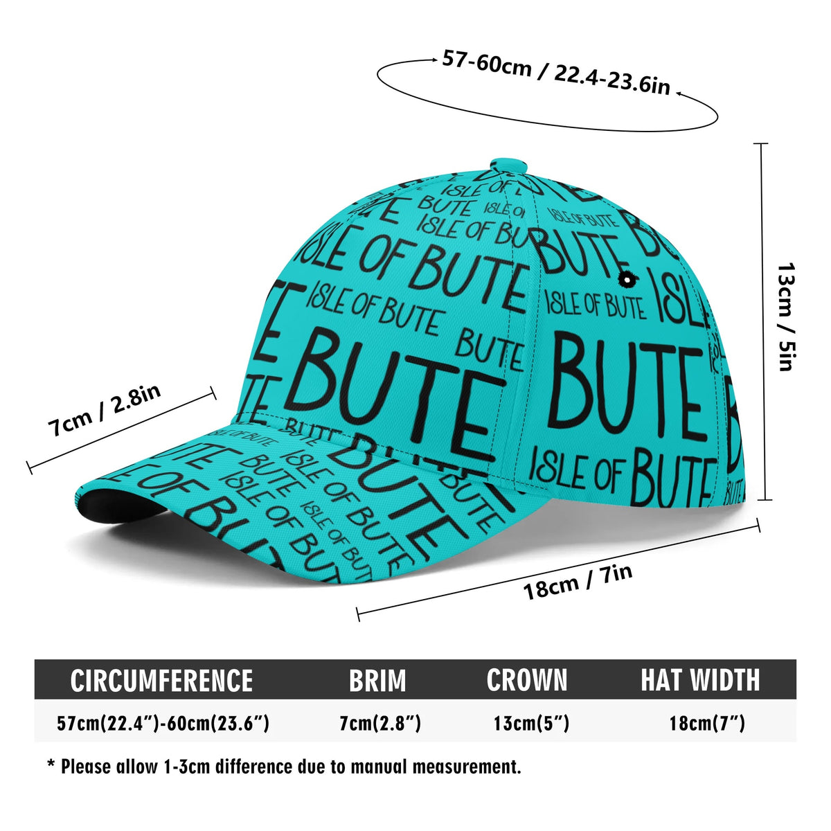 Isle of Bute Baseball Cap - Free p&p Worldwide
