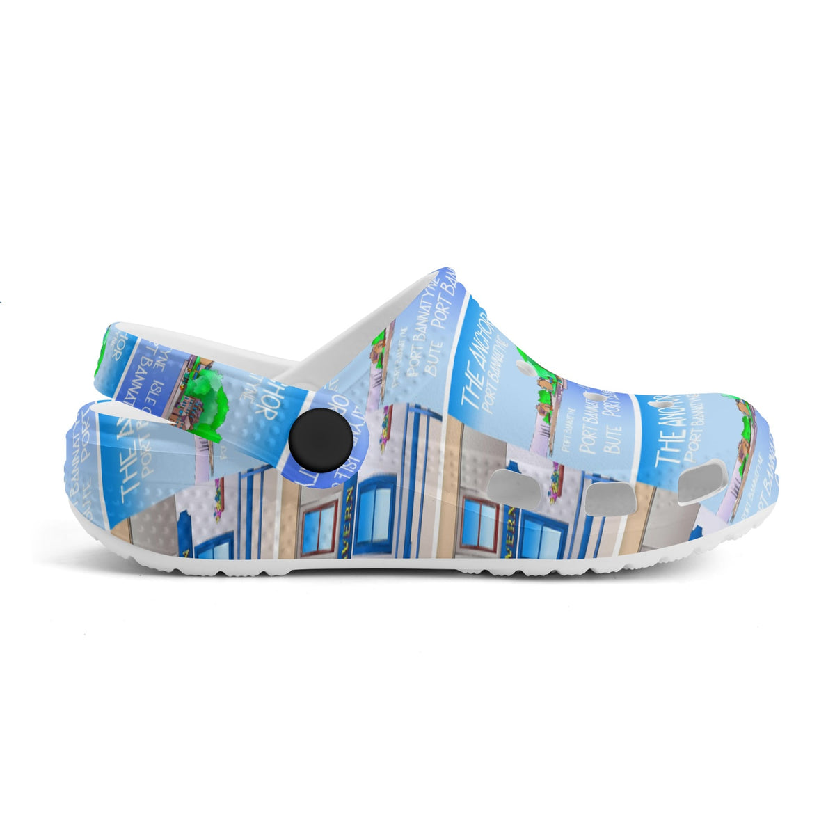 Port Bannatyne Isle of Bute Kids Soft Clogs - FREE p&p Worldwide