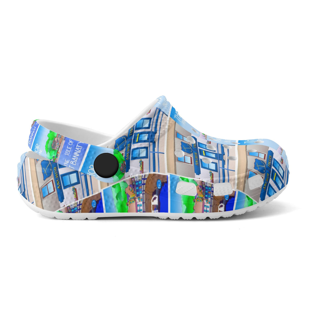 Port Bannatyne Isle of Bute Kids Soft Clogs - FREE p&p Worldwide