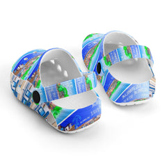 Port Bannatyne Isle of Bute Kids Soft Clogs - FREE p&p Worldwide