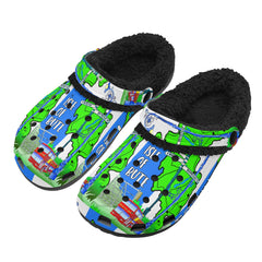 Isle of Bute Adults Fur Lined Clogs - Free p&p Worldwide
