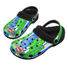 Isle of Bute Adults Fur Lined Clogs - Free p&p Worldwide