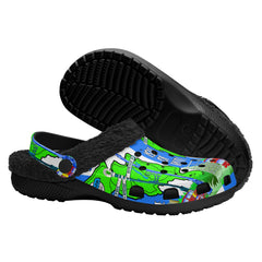 Isle of Bute Adults Fur Lined Clogs - Free p&p Worldwide