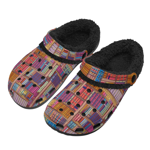Isle of Bute Adults Fur Lined Clogs - Free p&p Worldwide