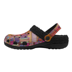 Isle of Bute Adults Fur Lined Clogs - Free p&p Worldwide