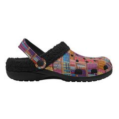 Isle of Bute Adults Fur Lined Clogs - Free p&p Worldwide