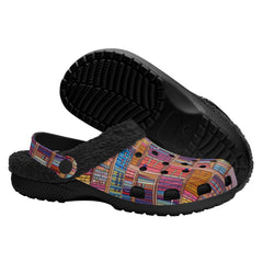 Isle of Bute Adults Fur Lined Clogs - Free p&p Worldwide