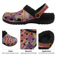 Isle of Bute Adults Fur Lined Clogs - Free p&p Worldwide