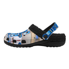 Isle of Bute Adults Fur Lined Clogs - Free p&p Worldwide