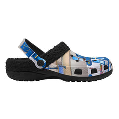 Isle of Bute Adults Fur Lined Clogs - Free p&p Worldwide