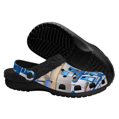 Isle of Bute Adults Fur Lined Clogs - Free p&p Worldwide