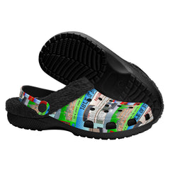 Isle of Bute Adults Fur Lined Clogs - Free p&p Worldwide