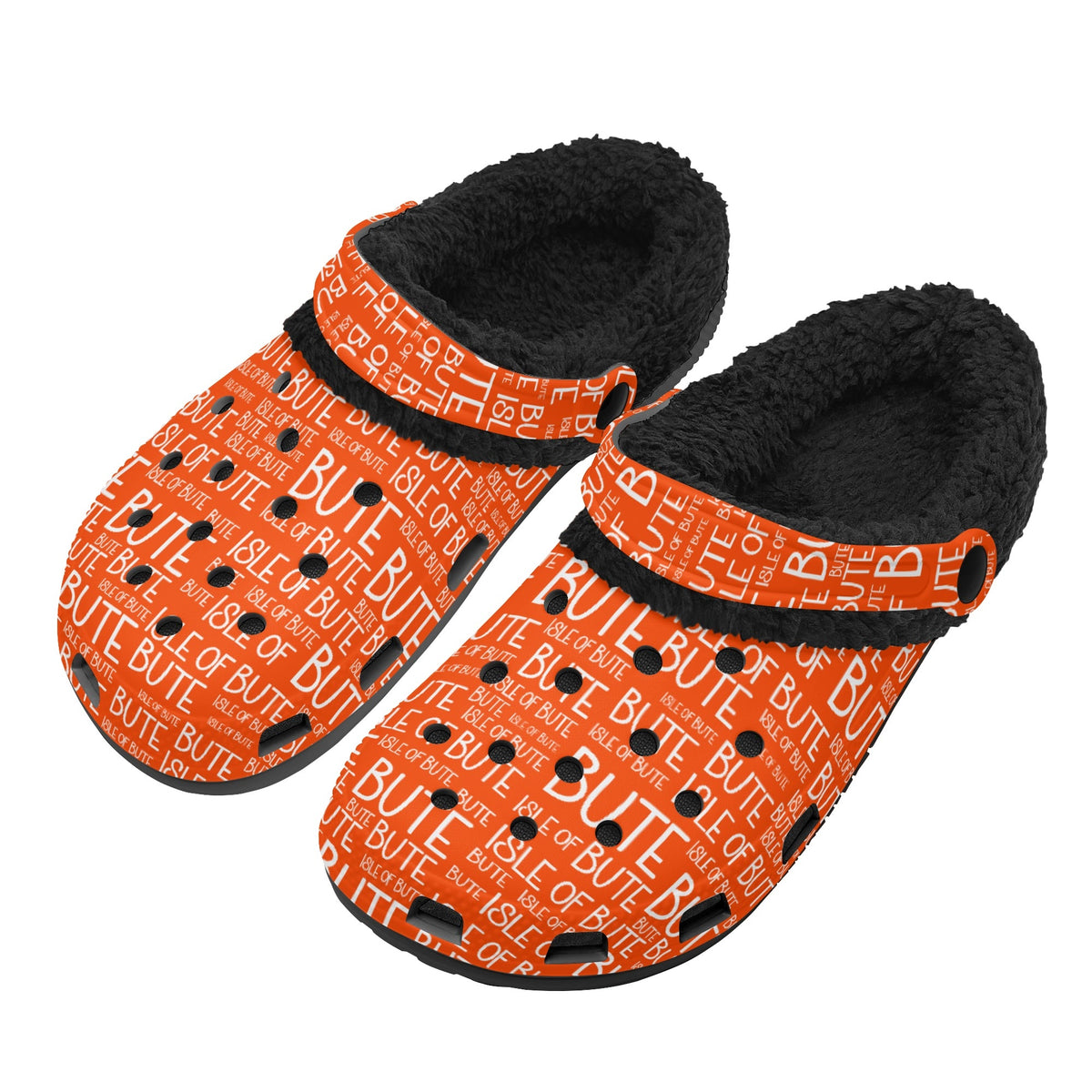 Isle of Bute Adults Fur Lined Clogs - Free p&p Worldwide