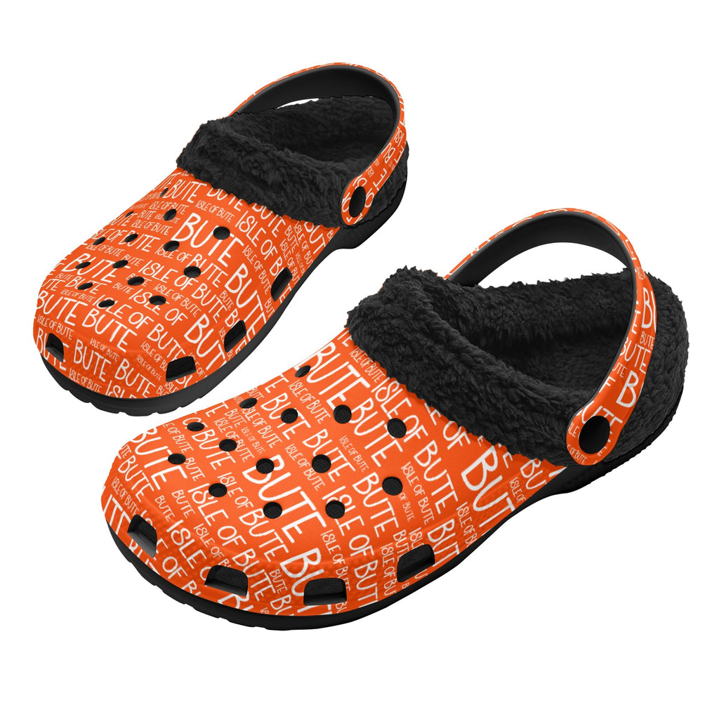 Isle of Bute Adults Fur Lined Clogs - Free p&p Worldwide