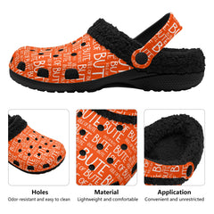Isle of Bute Adults Fur Lined Clogs - Free p&p Worldwide