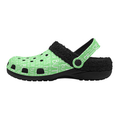Isle of Bute Adults Fur Lined Clogs - Free p&p Worldwide