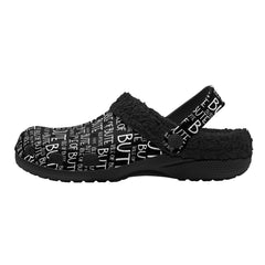 Isle of Bute Adults Fur Lined Clogs - Free p&p Worldwide