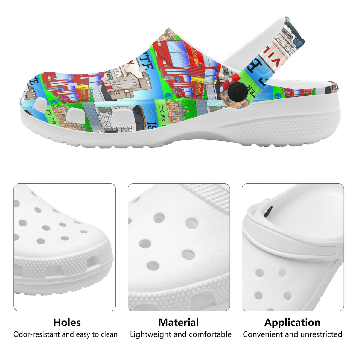 Isle of Bute Women's Soft Clogs - Free p&p Worldwide