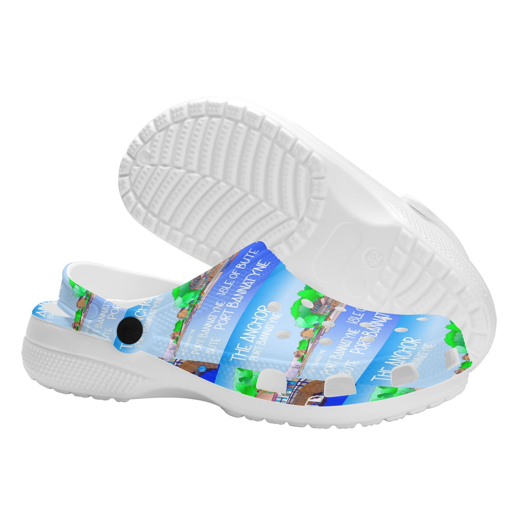 Port Bannatyne Isle of Bute Women's Soft Clogs - Free p&p Worldwide