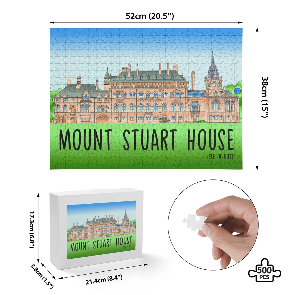Mount Stuart Isle of Bute Picture Puzzle Jigsaw (500 Pcs)  - Free p&p Worldwide