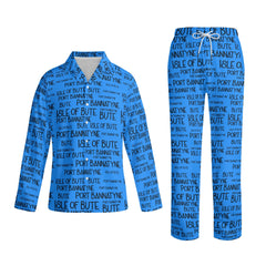 Adult - Port Bannatyne Isle of Bute Long-Sleeve Pyjama Set - Free p&p Worldwide
