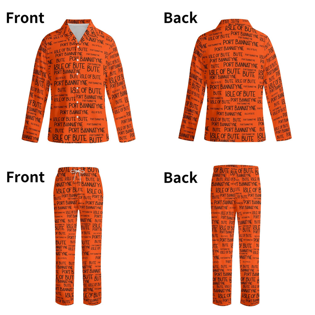 Adult - Port Bannatyne Isle of Bute Long-Sleeve Pyjama Set - Free p&p Worldwide