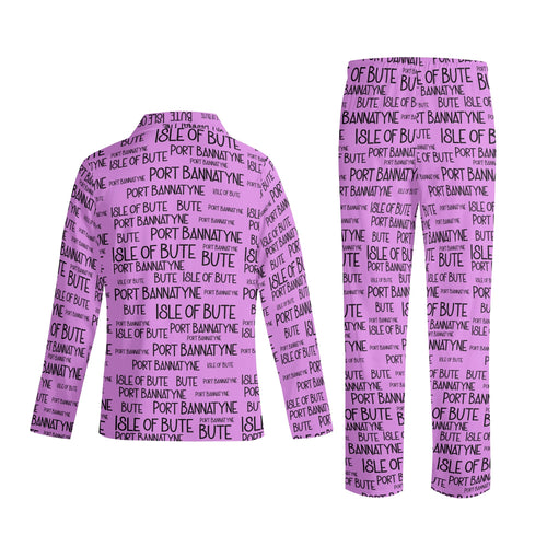 Adult - Port Bannatyne Isle of Bute Long-Sleeve Pyjama Set - Free p&p Worldwide