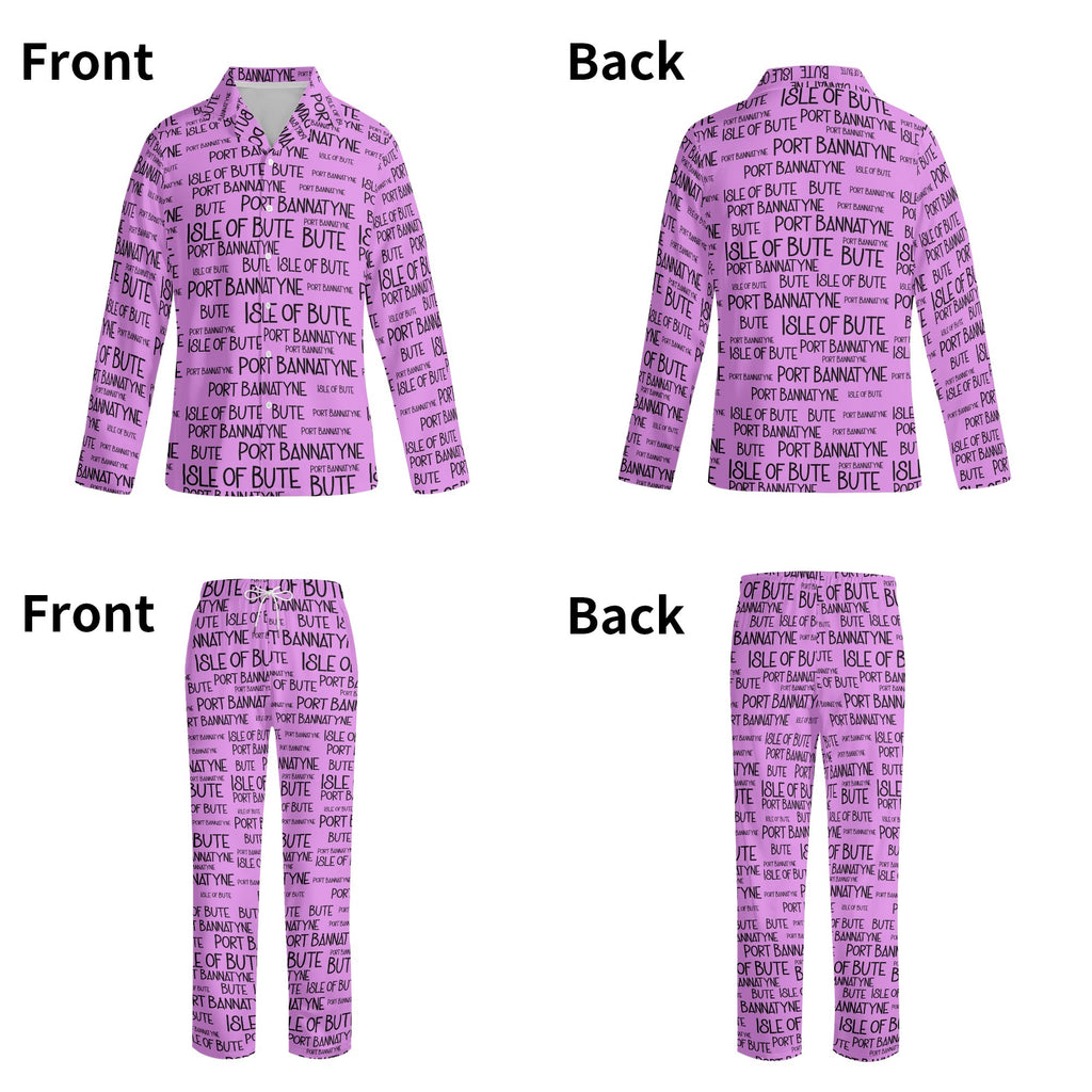 Adult - Port Bannatyne Isle of Bute Long-Sleeve Pyjama Set - Free p&p Worldwide