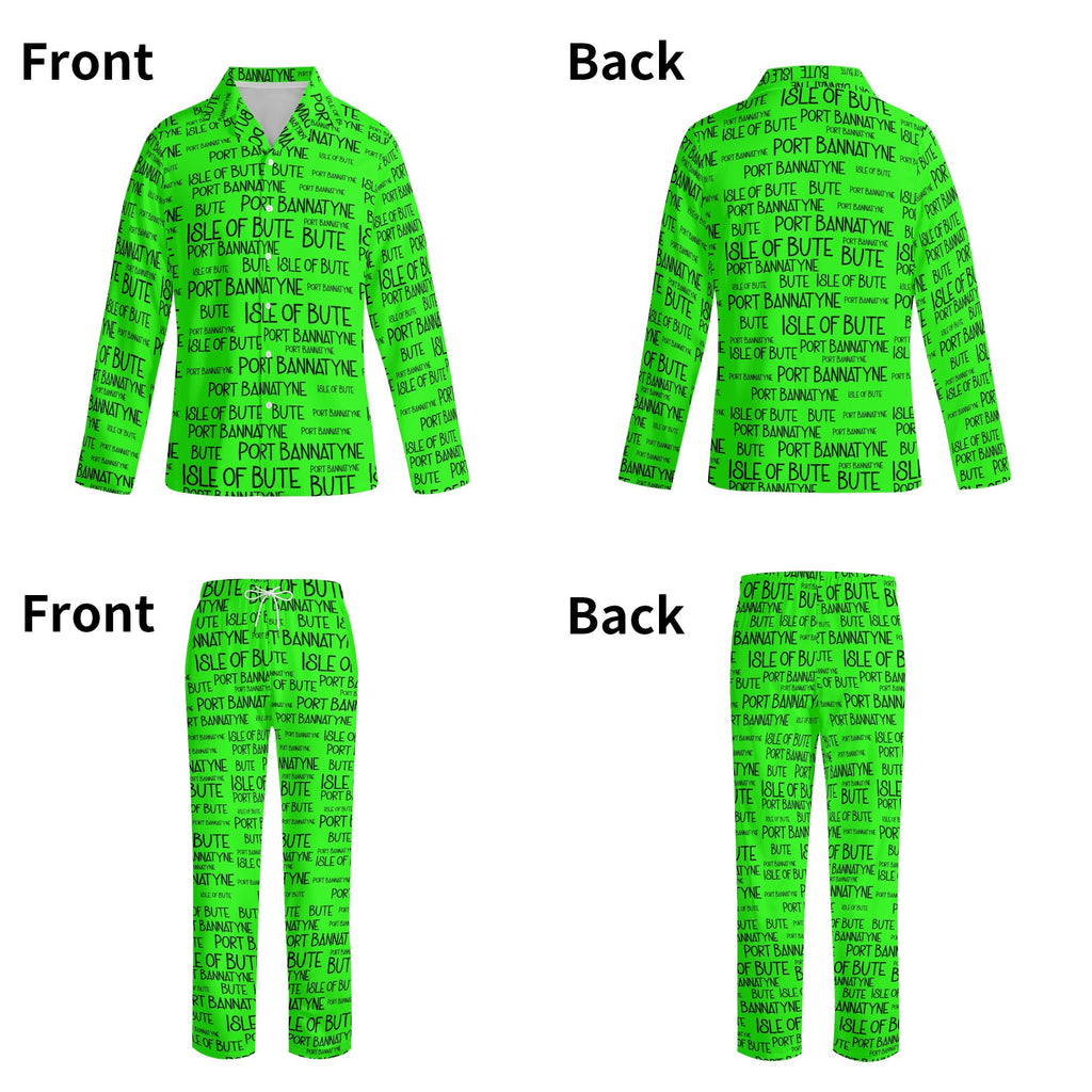 Adult - Port Bannatyne Isle of Bute Long-Sleeve Pyjama Set - Free p&p Worldwide