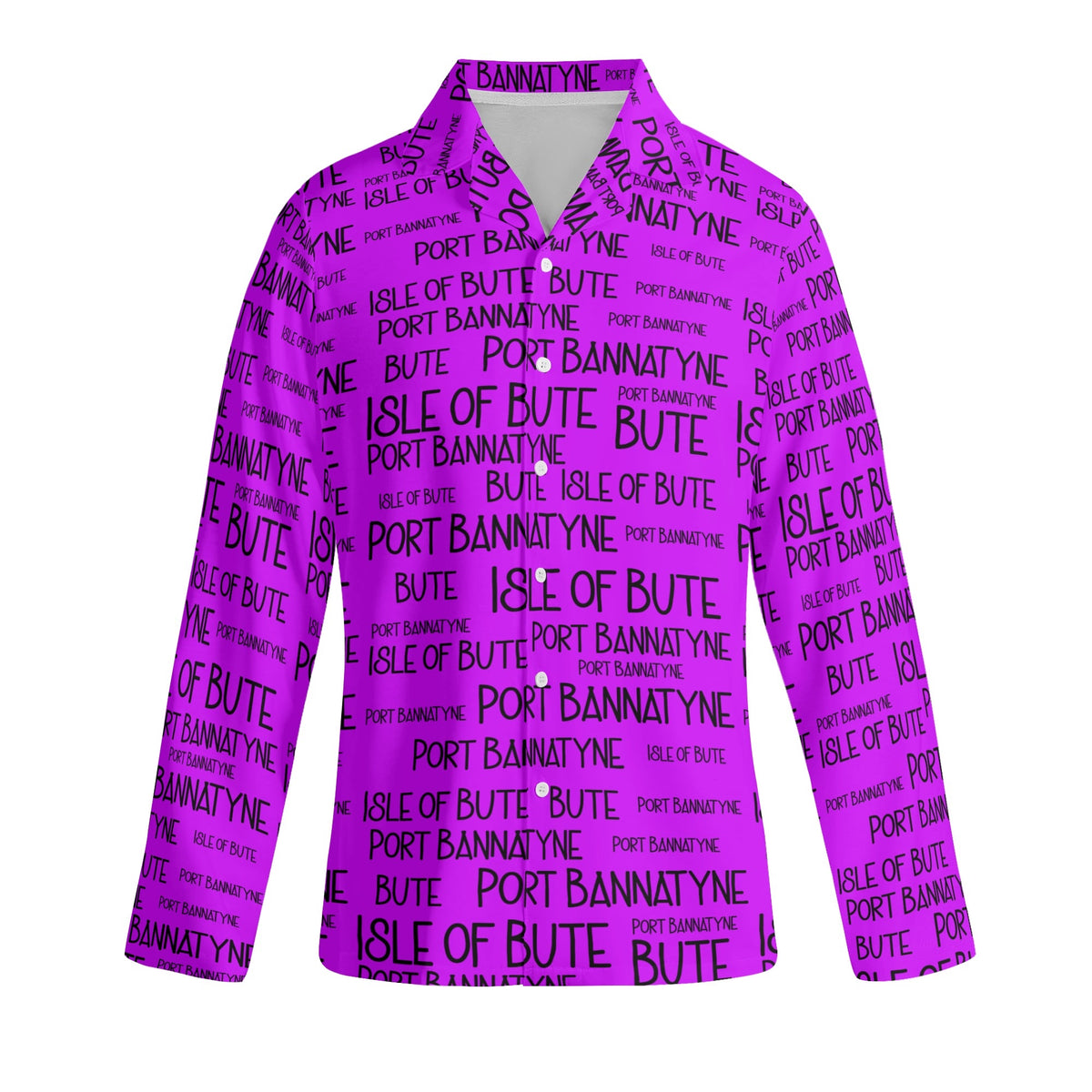 Adult - Port Bannatyne Isle of Bute Long-Sleeve Pyjama Set - Free p&p Worldwide