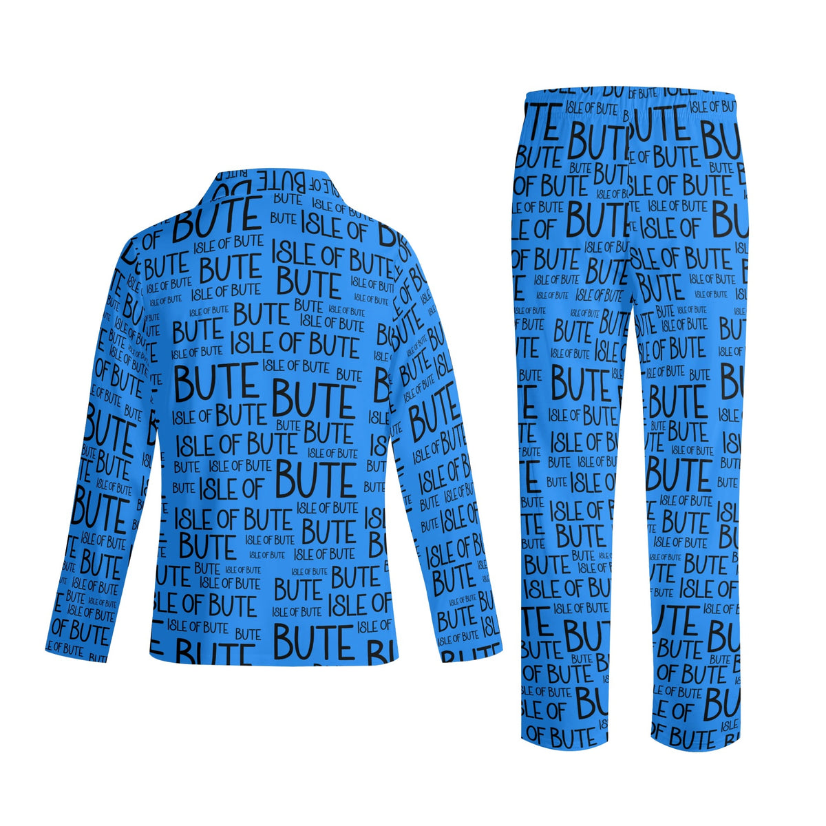 Adult Isle of Bute Long-Sleeve Pyjama Set - Free p&p Worldwide