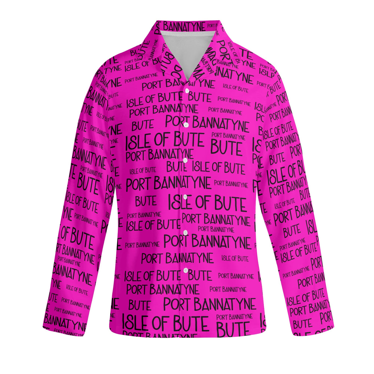 Adult - Port Bannatyne Isle of Bute Long-Sleeve Pyjama Set - Free p&p Worldwide