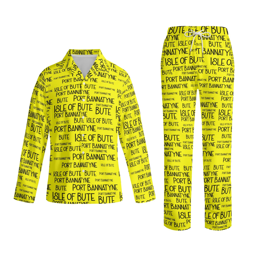 Adult - Port Bannatyne Isle of Bute Long-Sleeve Pyjama Set - Free p&p Worldwide