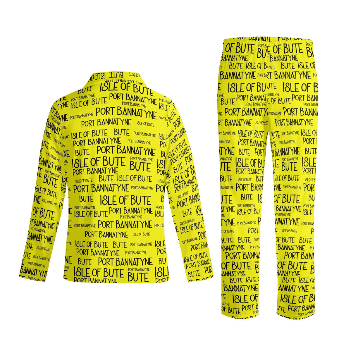 Adult - Port Bannatyne Isle of Bute Long-Sleeve Pyjama Set - Free p&p Worldwide