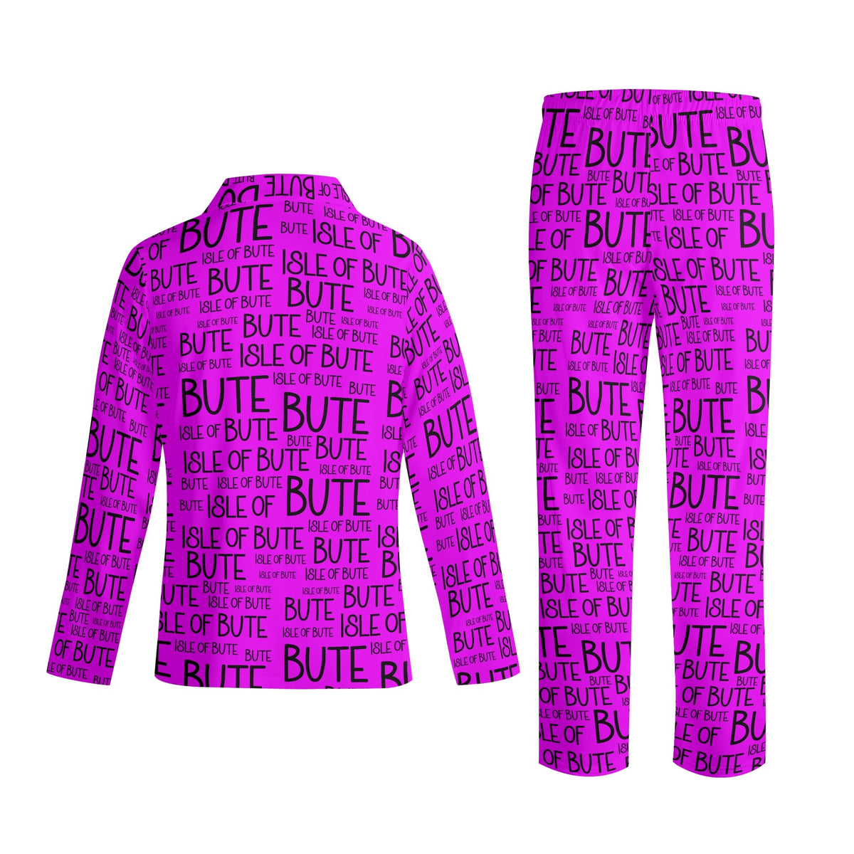 Adult Isle of Bute Long-Sleeve Pyjama Set - Free p&p Worldwide