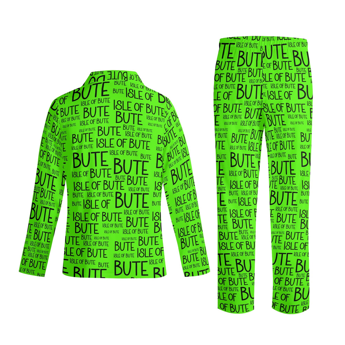 Adult Isle of Bute Long-Sleeve Pyjama Set - Free p&p Worldwide